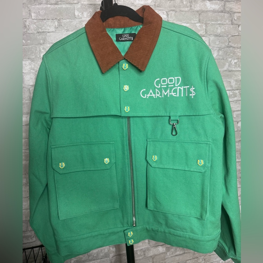 NWT Good Garment Work Jacket In Green Size Large